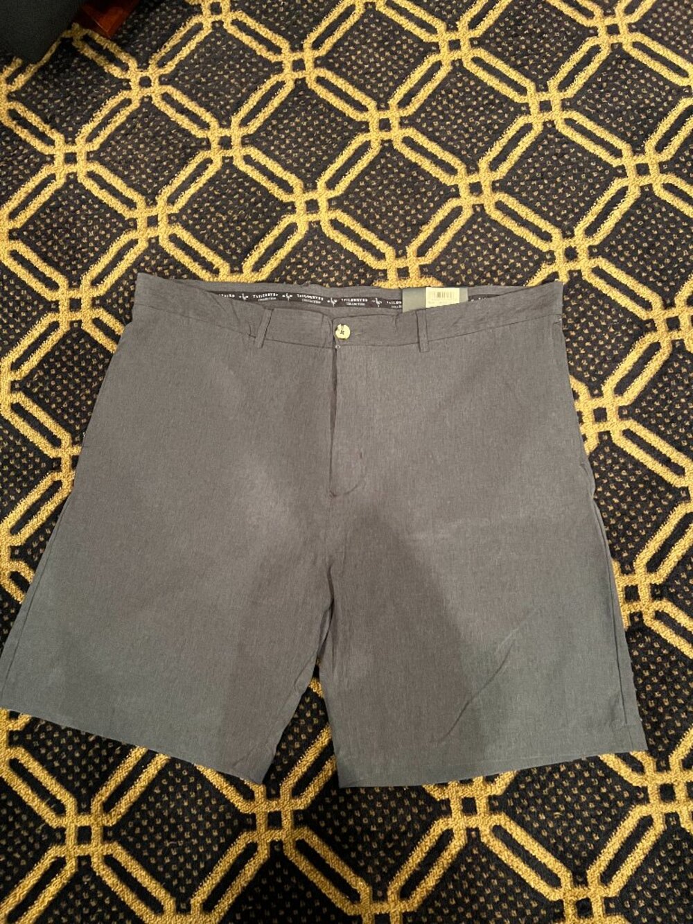 TailorByrd Men’s Size 40 Navy Flex Golf Shorts Stretch Performance 9" Inseam